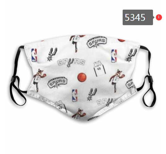 2020 NBA San Antonio Spurs Dust mask with filter->nba dust mask->Sports Accessory